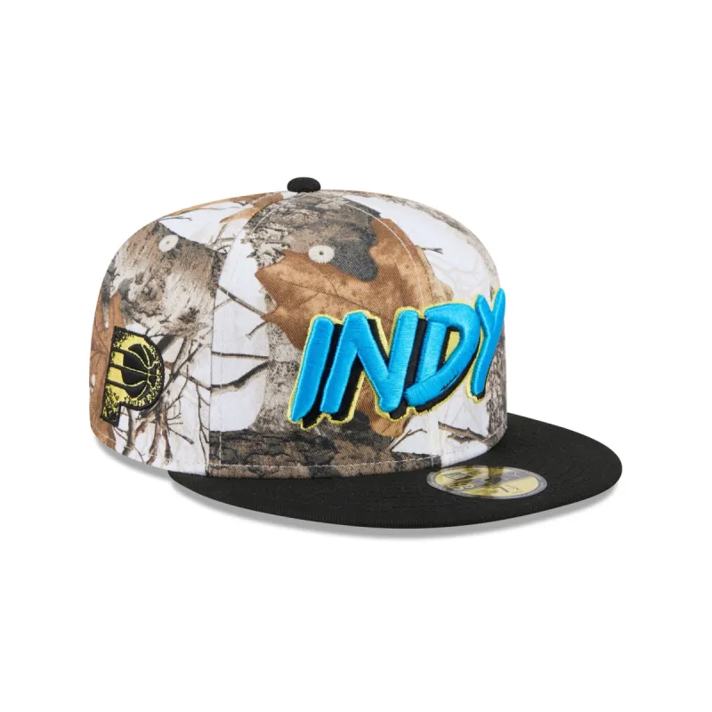 Indiana Pacers 2024 Country x City Realtree 59FIFTY Fitted Hat sold by New Era