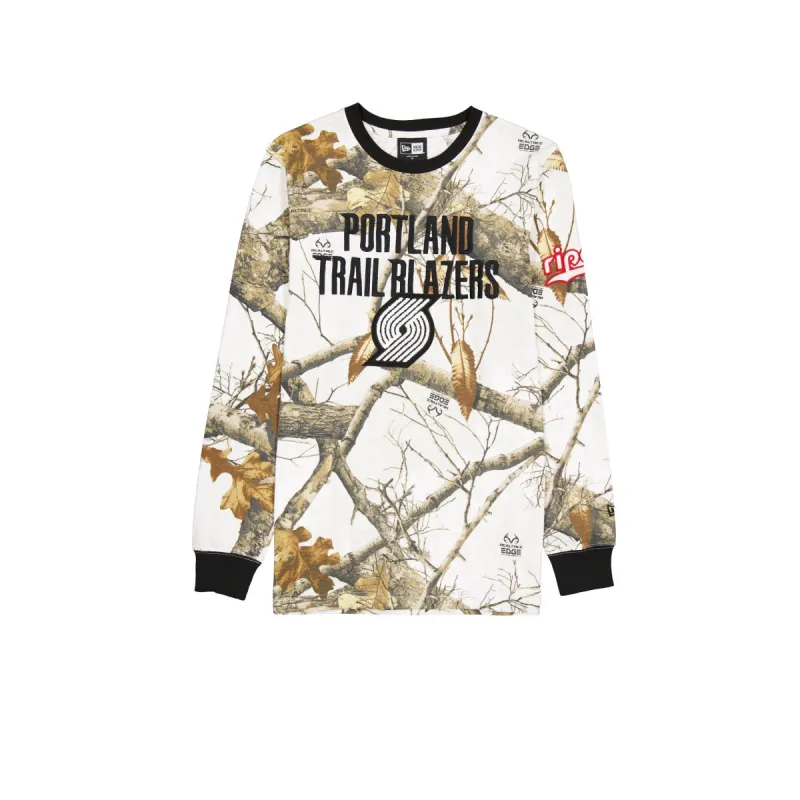 Portland Trail Blazers 2024 Country x City Realtree Long Sleeve T-Shirt sold by New Era
