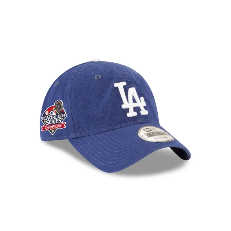 Los Angeles Dodgers 2024 World Series Champions Side Patch 9TWENTY Adjustable Hat sold by New Era
