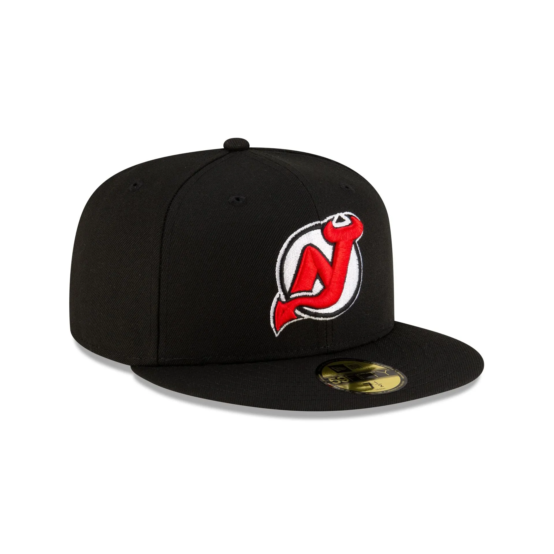 New Jersey Devils Black 59FIFTY Fitted Hat sold by New Era product image thumbnail 3