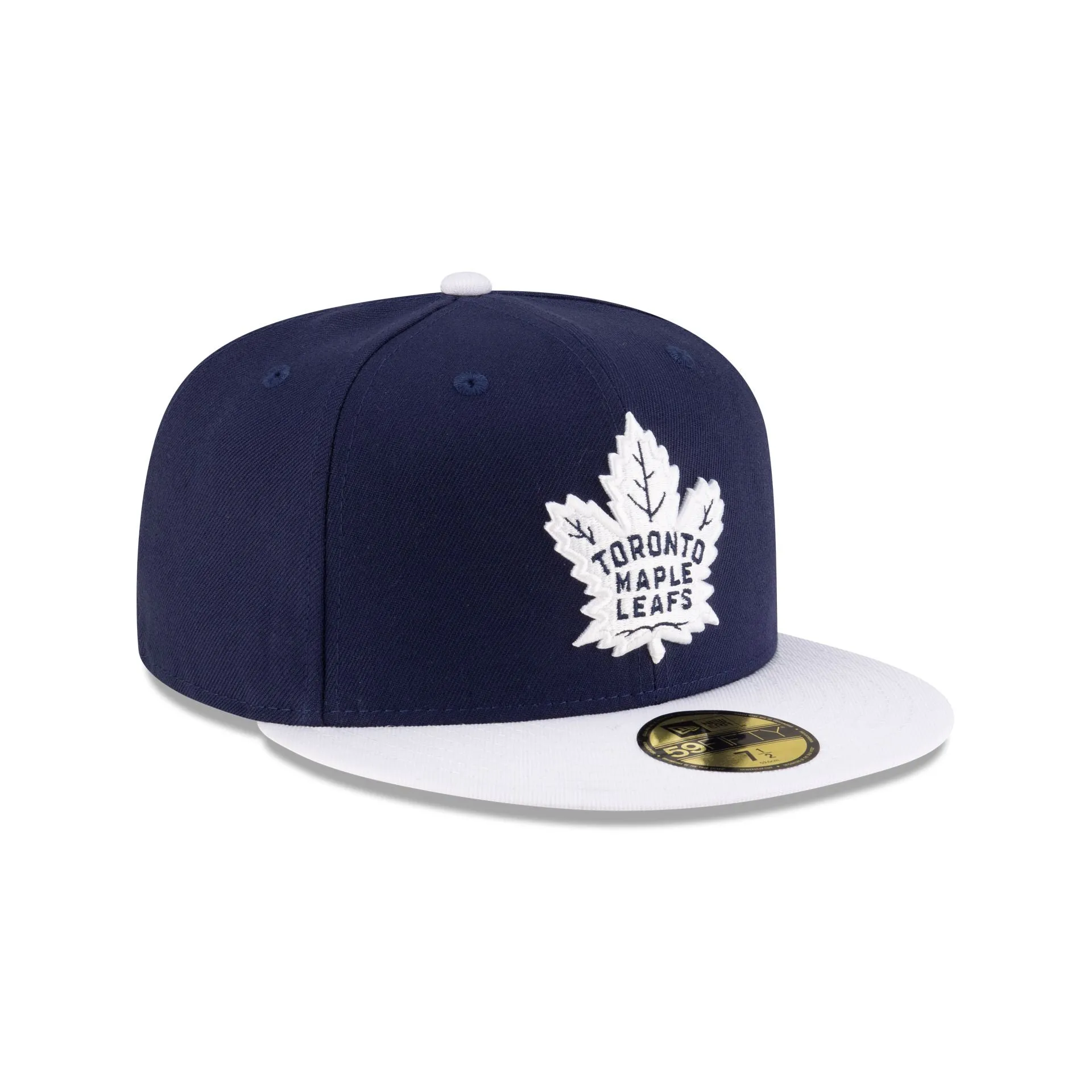 Toronto Maple Leafs Navy 59FIFTY Fitted Hat sold by New Era product image thumbnail 3