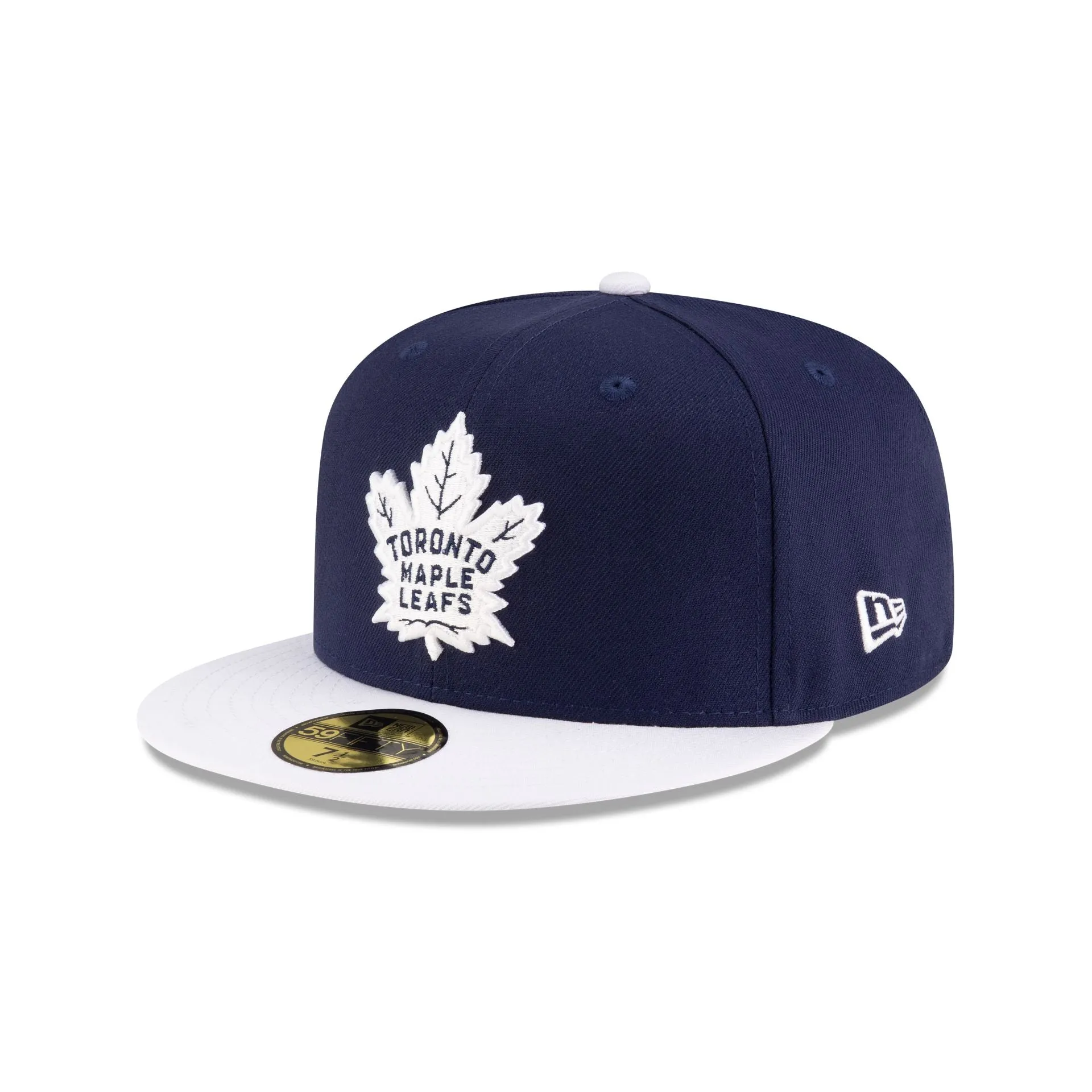 Toronto Maple Leafs Navy 59FIFTY Fitted Hat sold by New Era