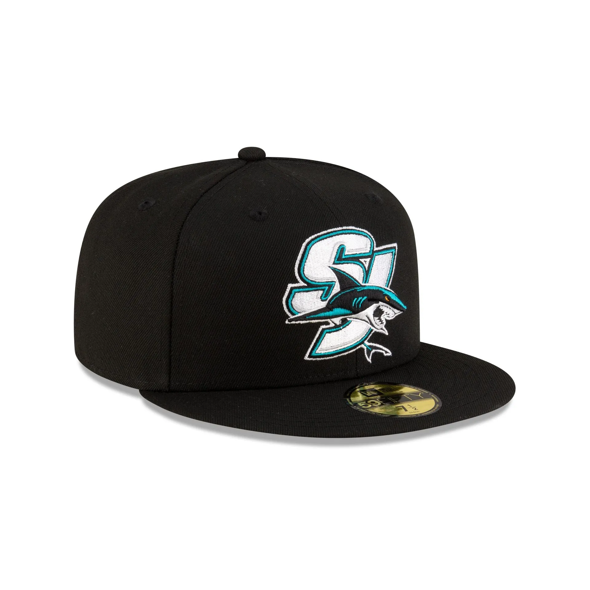 San Jose Sharks Black 59FIFTY Fitted Hat sold by New Era product image thumbnail 3