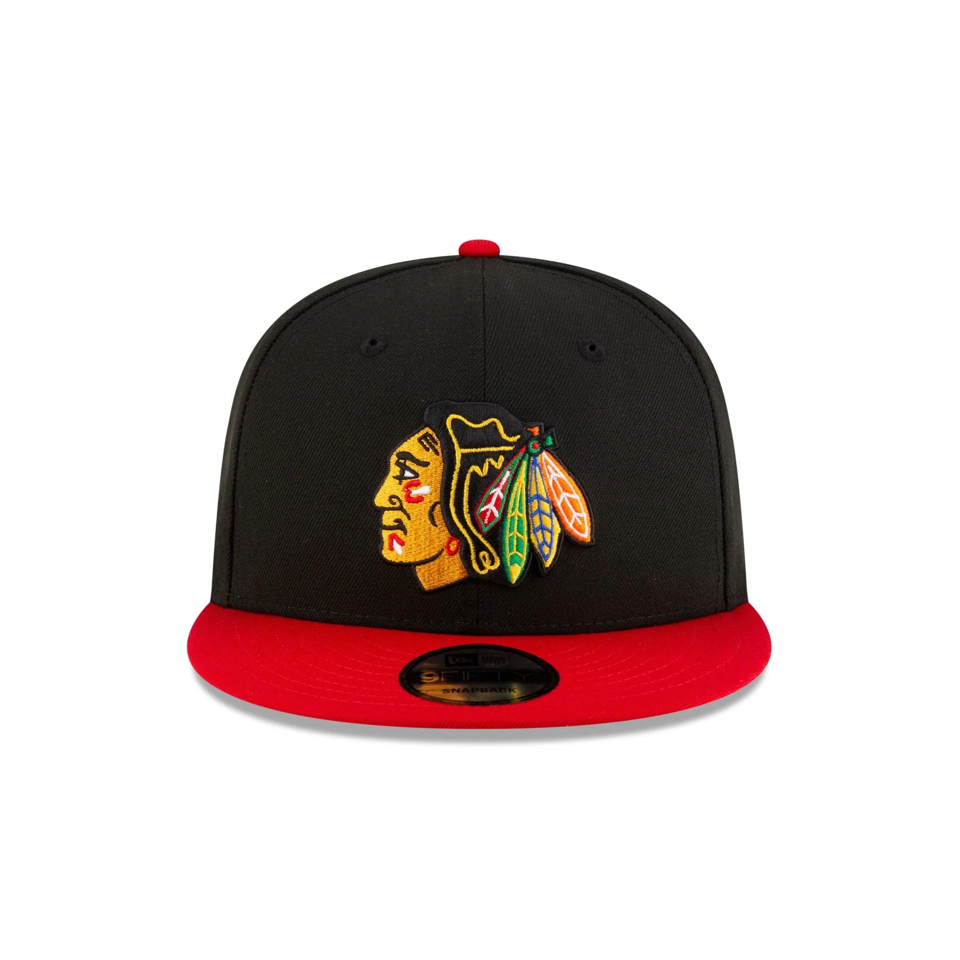 Chicago Blackhawks Black 9FIFTY Snapback Hat sold by New Era product image thumbnail 2
