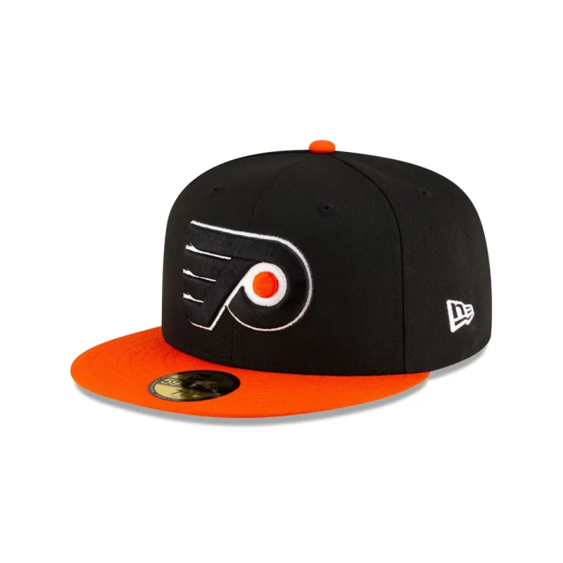 Philadelphia Flyers Black 59FIFTY Fitted Hat sold by New Era