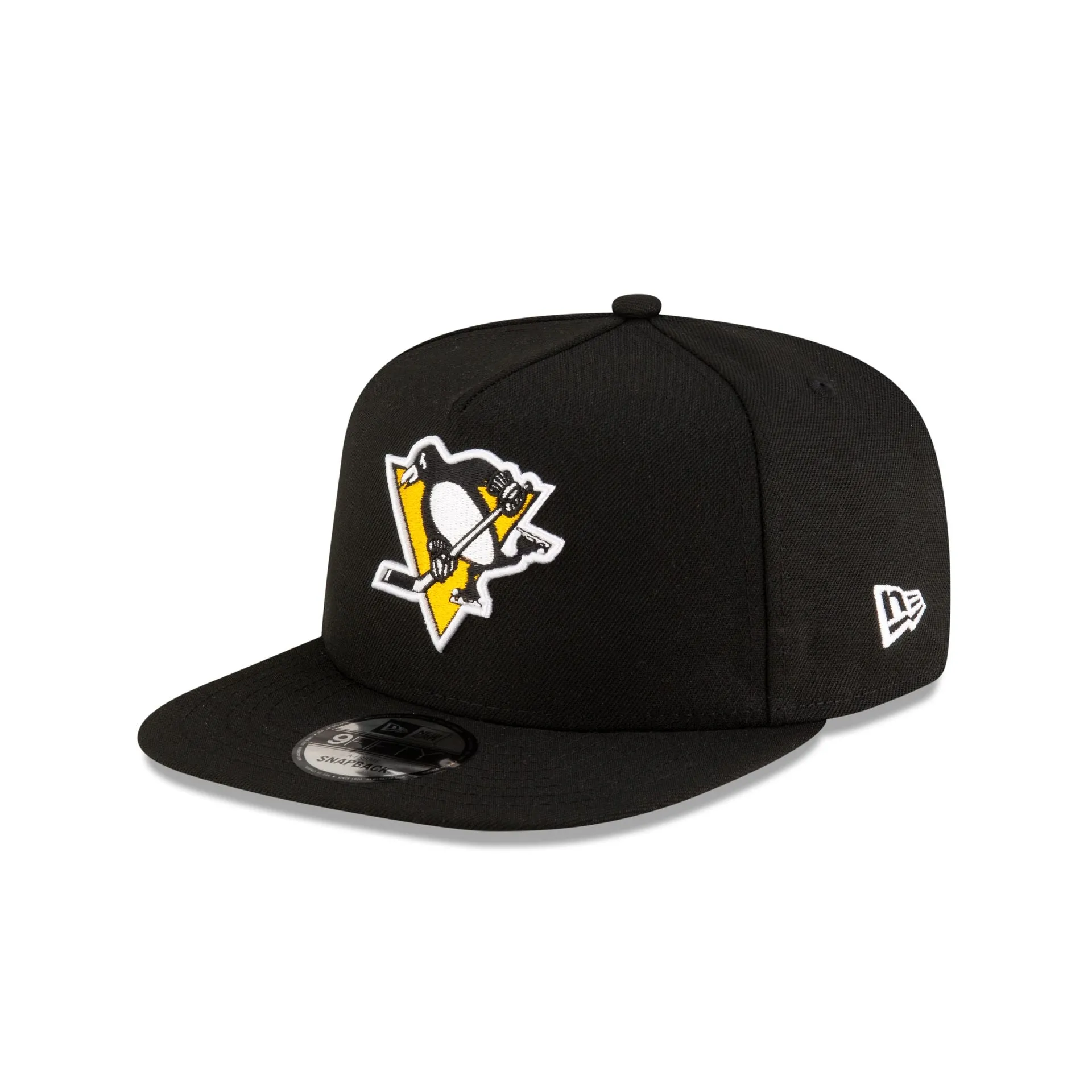 Pittsburgh Penguins Black 9FIFTY A-Frame Snapback Hat sold by New Era