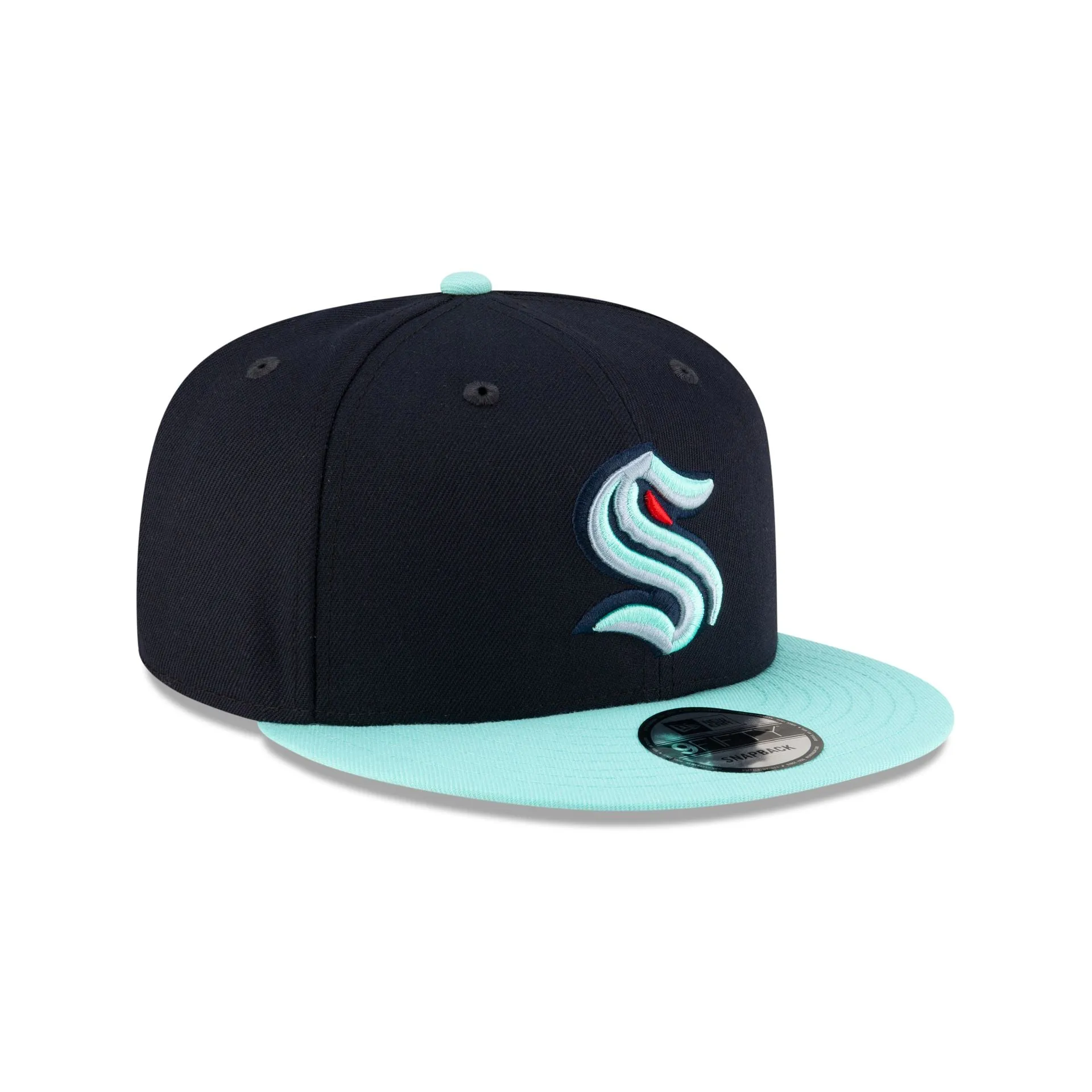 Seattle Kraken Navy 9FIFTY Snapback Hat sold by New Era product image thumbnail 3