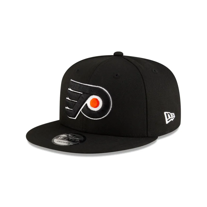 Philadelphia Flyers Black 9FIFTY Snapback Hat sold by New Era