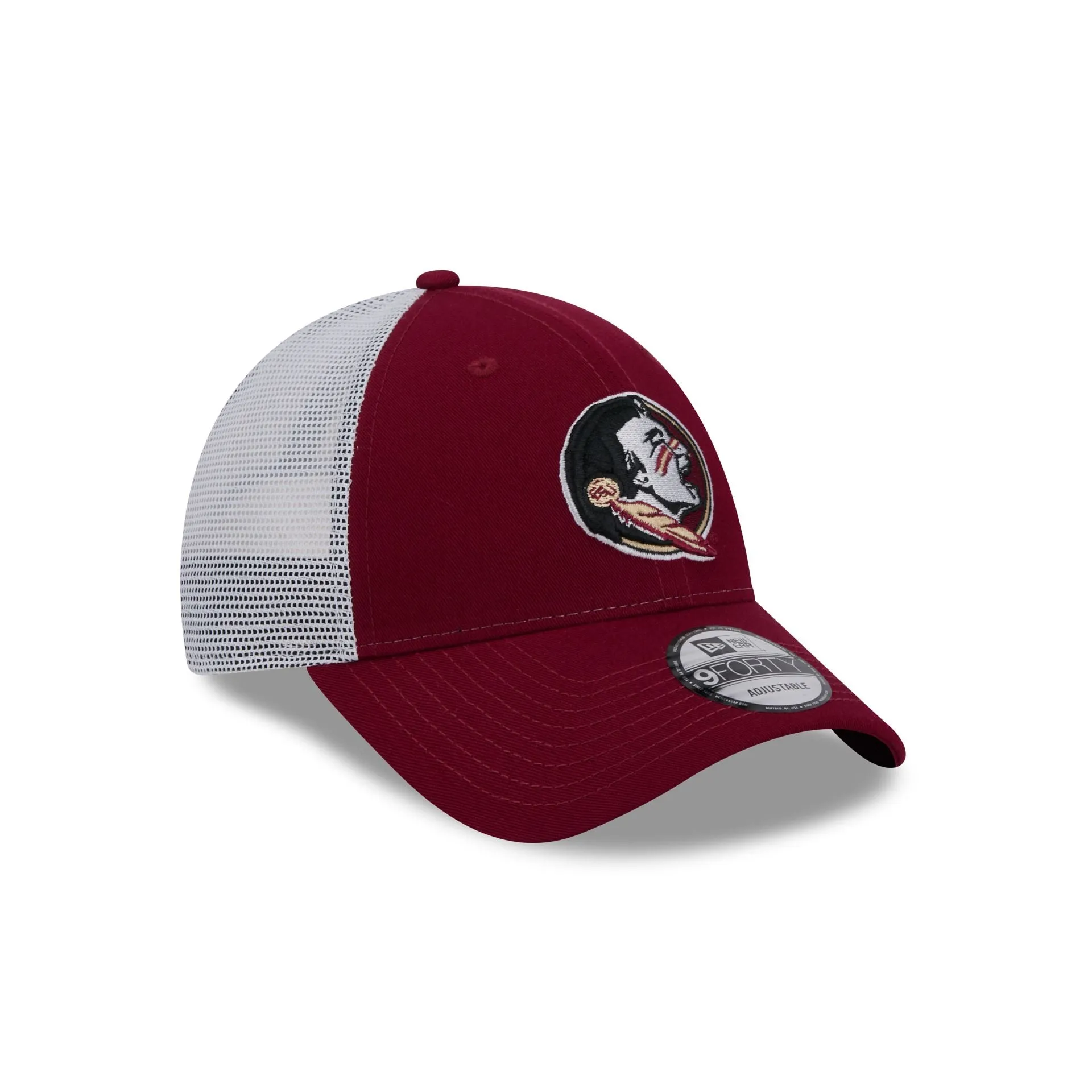 Florida State Seminoles Garnet 9FORTY Trucker Hat sold by New Era product image thumbnail 3