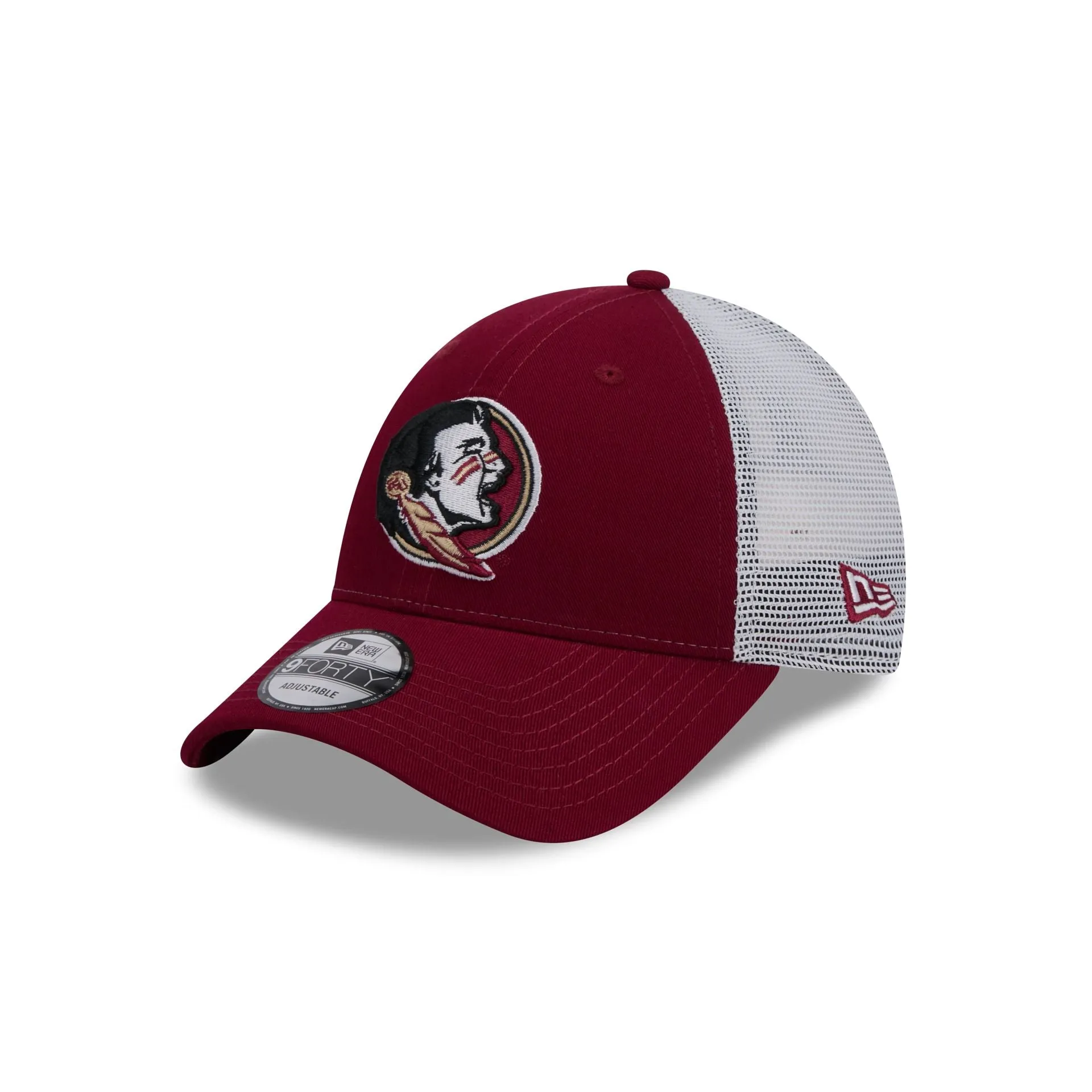 Florida State Seminoles Garnet 9FORTY Trucker Hat sold by New Era
