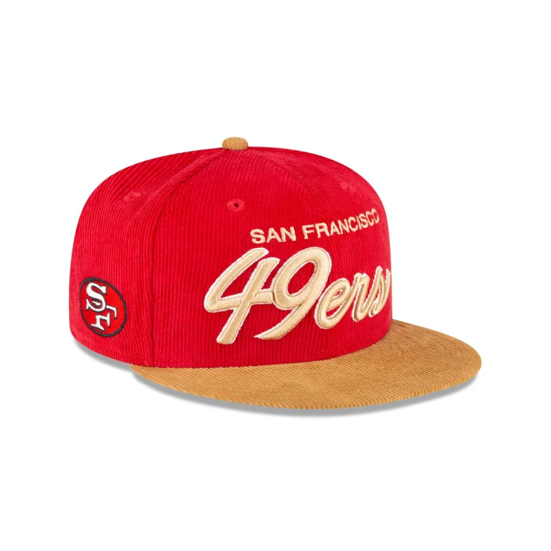 Just Caps Team Cord San Francisco 49ers 59FIFTY Fitted Hat sold by New Era
