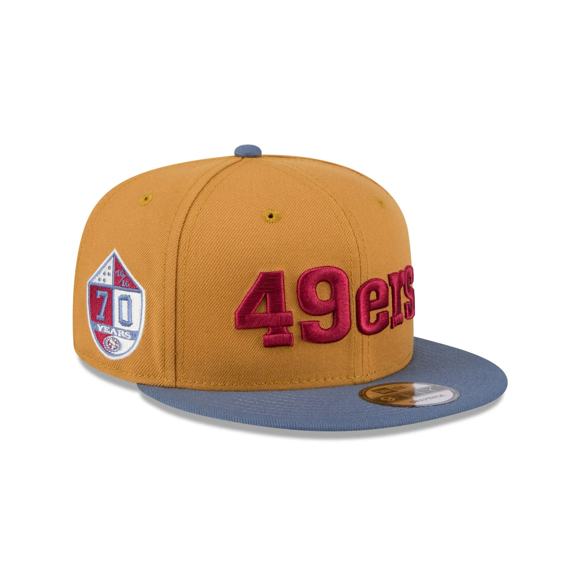 San Francisco 49ers Panama Tan 9FIFTY Snapback Hat sold by New Era