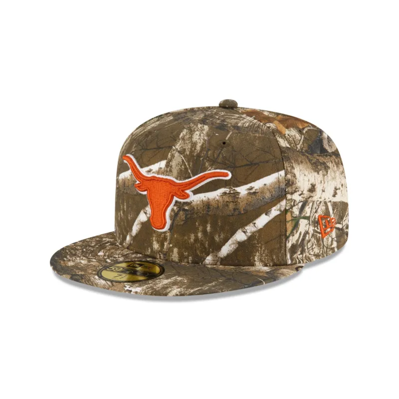 Texas Longhorns Camo 59FIFTY Fitted Hat sold by New Era