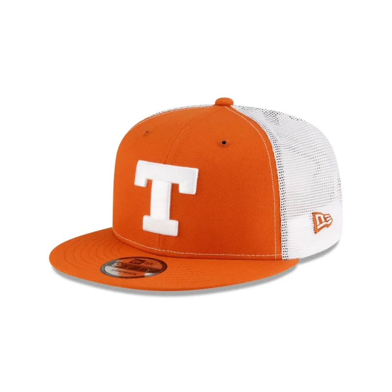 Texas Longhorns Chrome White 9FIFTY Snapback Hat sold by New Era