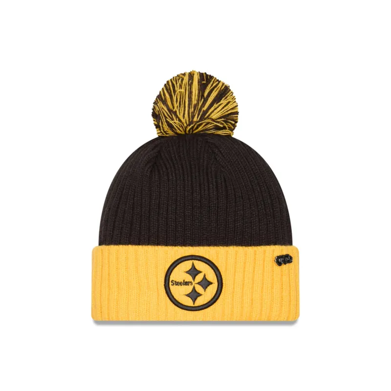 Pittsburgh Steelers 2024 Inspire Change Pom Knit Hat sold by New Era
