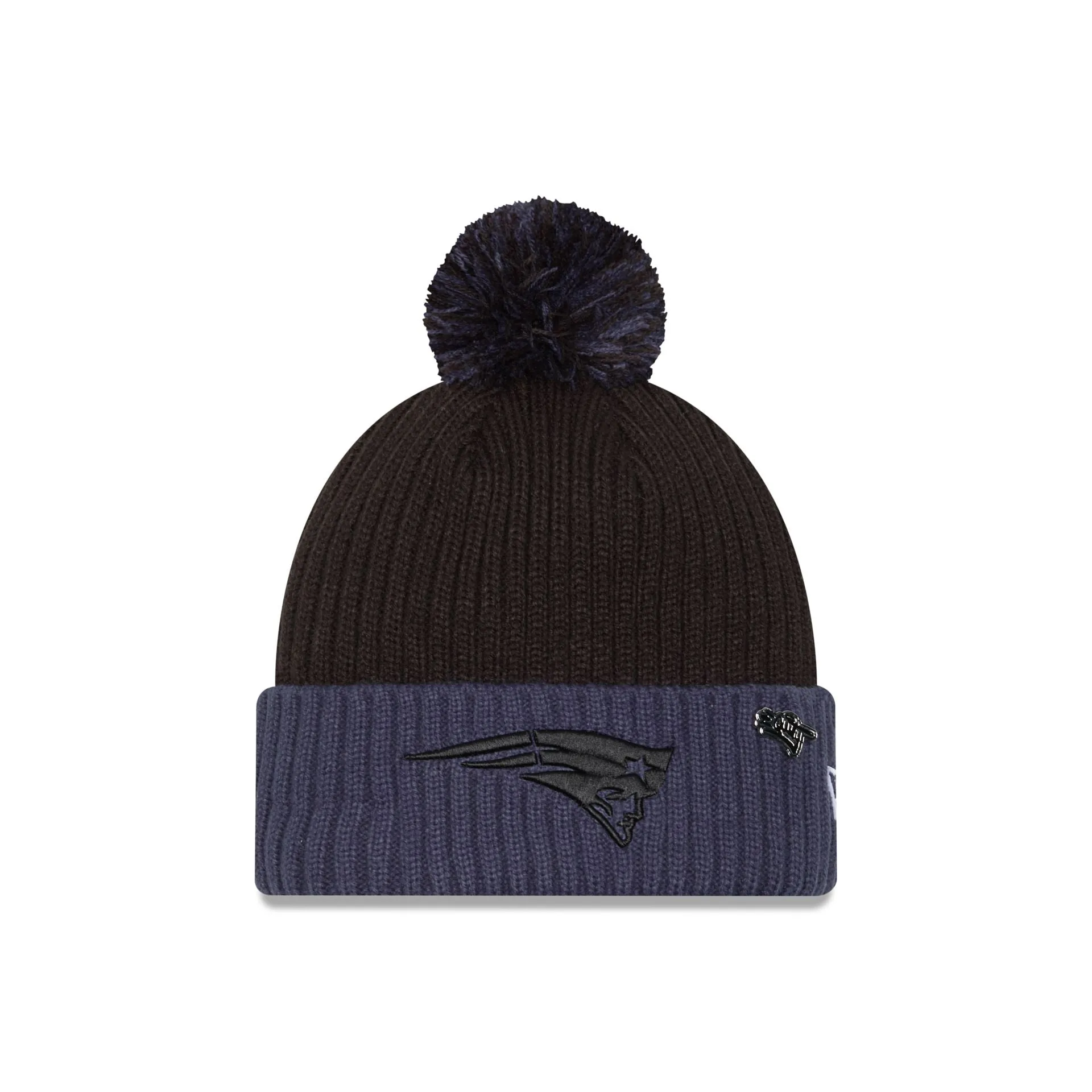 New England Patriots 2024 Inspire Change Pom Knit Hat sold by New Era
