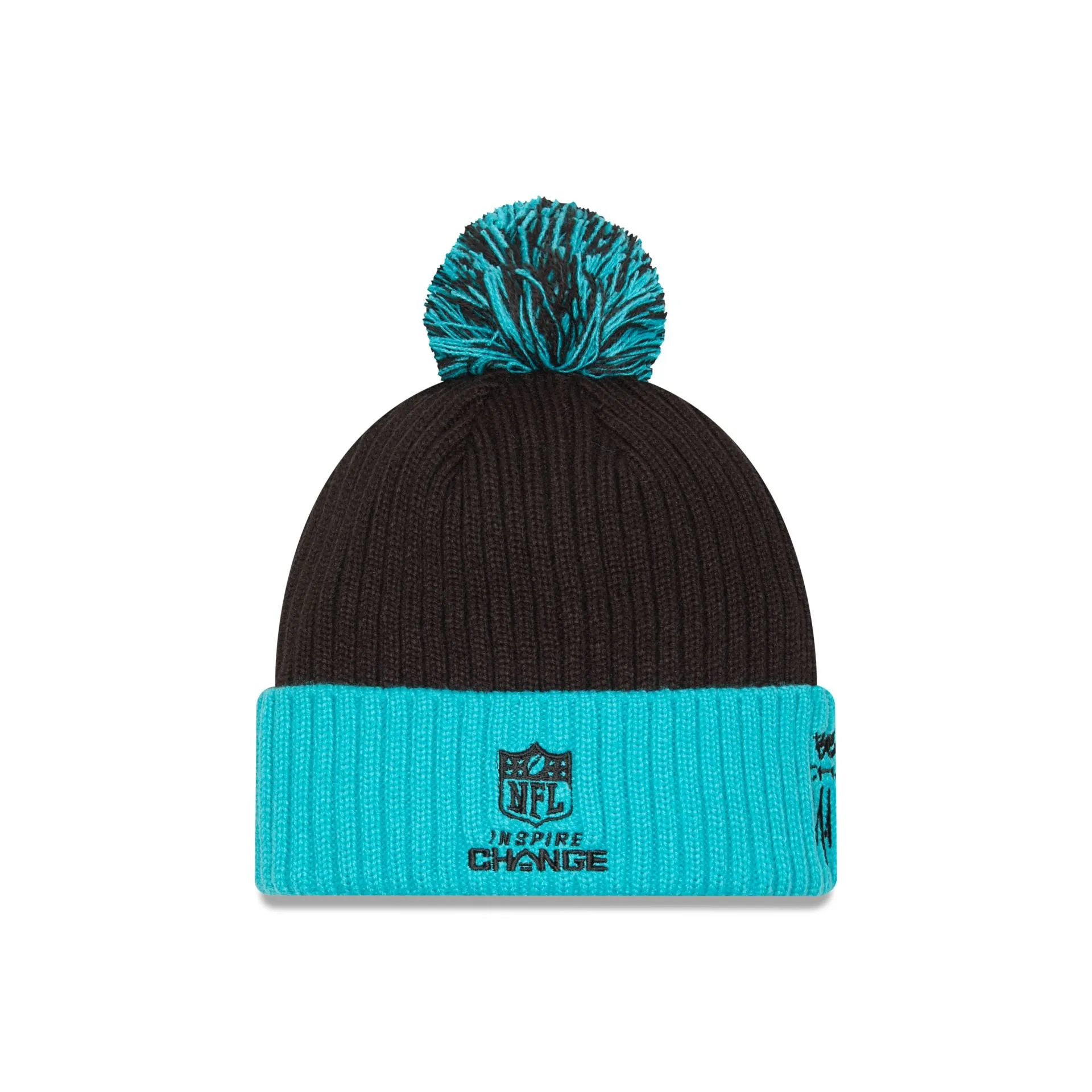 Miami Dolphins 2024 Inspire Change Pom Knit Hat sold by New Era product image thumbnail 2