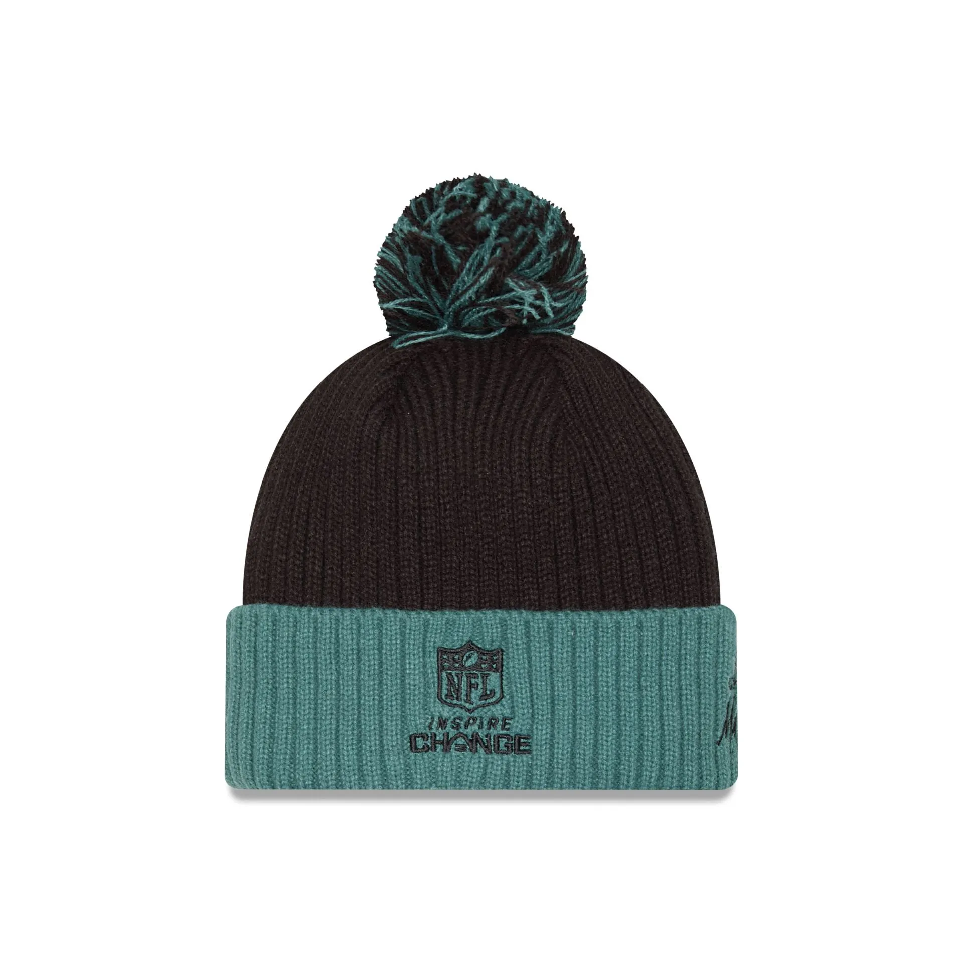 Philadelphia Eagles 2024 Inspire Change Pom Knit Hat sold by New Era product image thumbnail 2