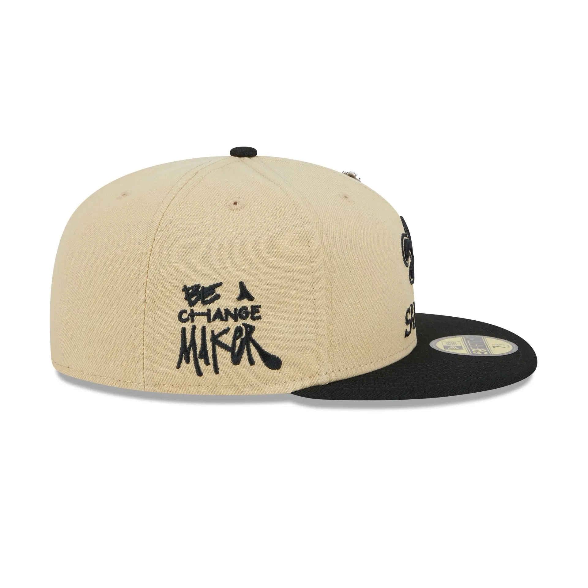 New Orleans Saints 2024 Inspire Change 59FIFTY Fitted Hat sold by New Era product image thumbnail 5