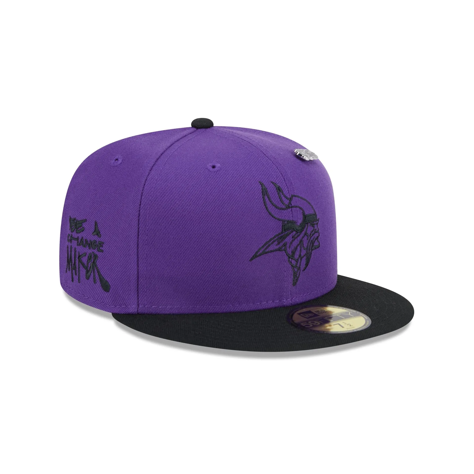 Minnesota Vikings 2024 Inspire Change 59FIFTY Fitted Hat sold by New Era product image thumbnail 3