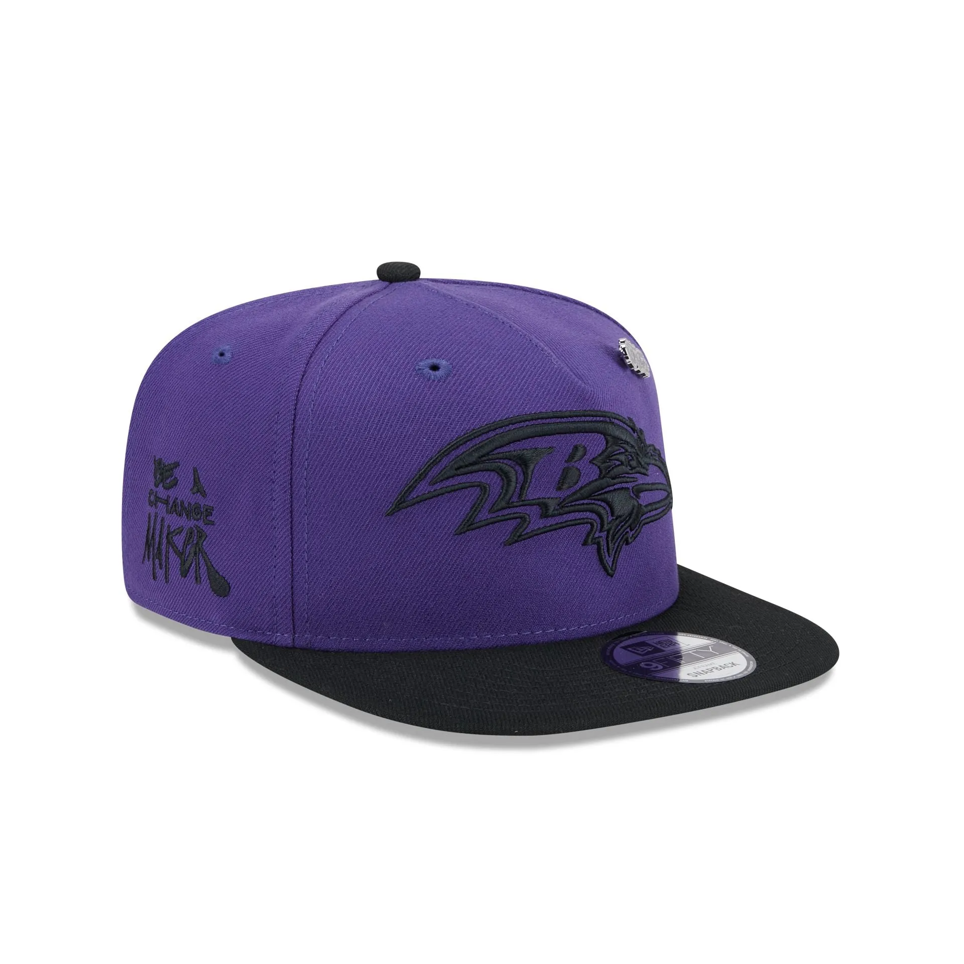 Baltimore Ravens 2024 Inspire Change 9FIFTY A-Frame Snapback Hat sold by New Era product image thumbnail 3