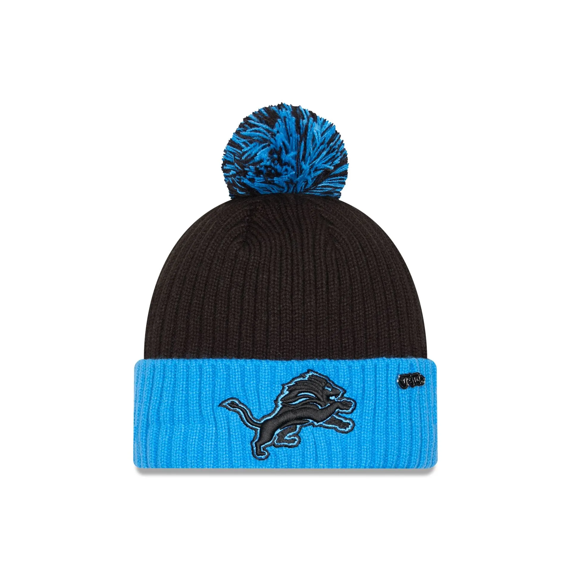 Detroit Lions 2024 Inspire Change Pom Knit Hat sold by New Era