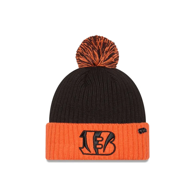 Cincinnati Bengals 2024 Inspire Change Pom Knit Hat sold by New Era