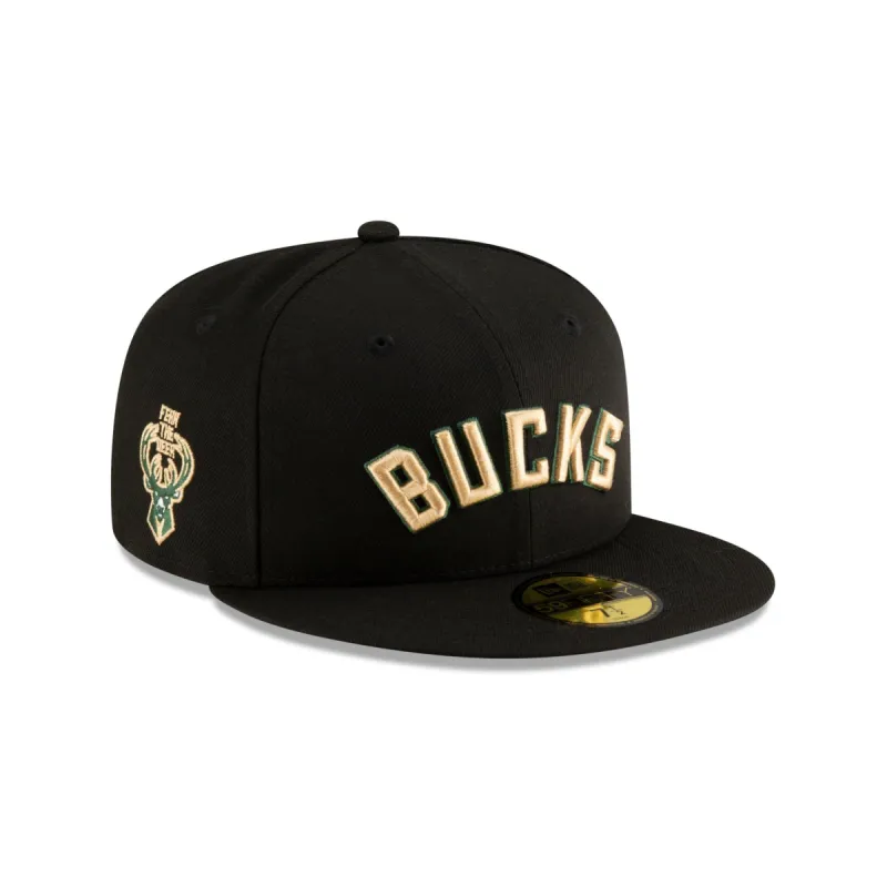 Milwaukee Bucks 2024 Statement Edition 59FIFTY Fitted Hat sold by New Era