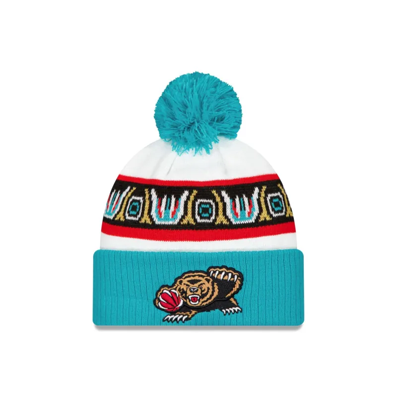 Memphis Grizzlies Classic Edition Birdseye Blue Pom Knit Hat sold by New Era