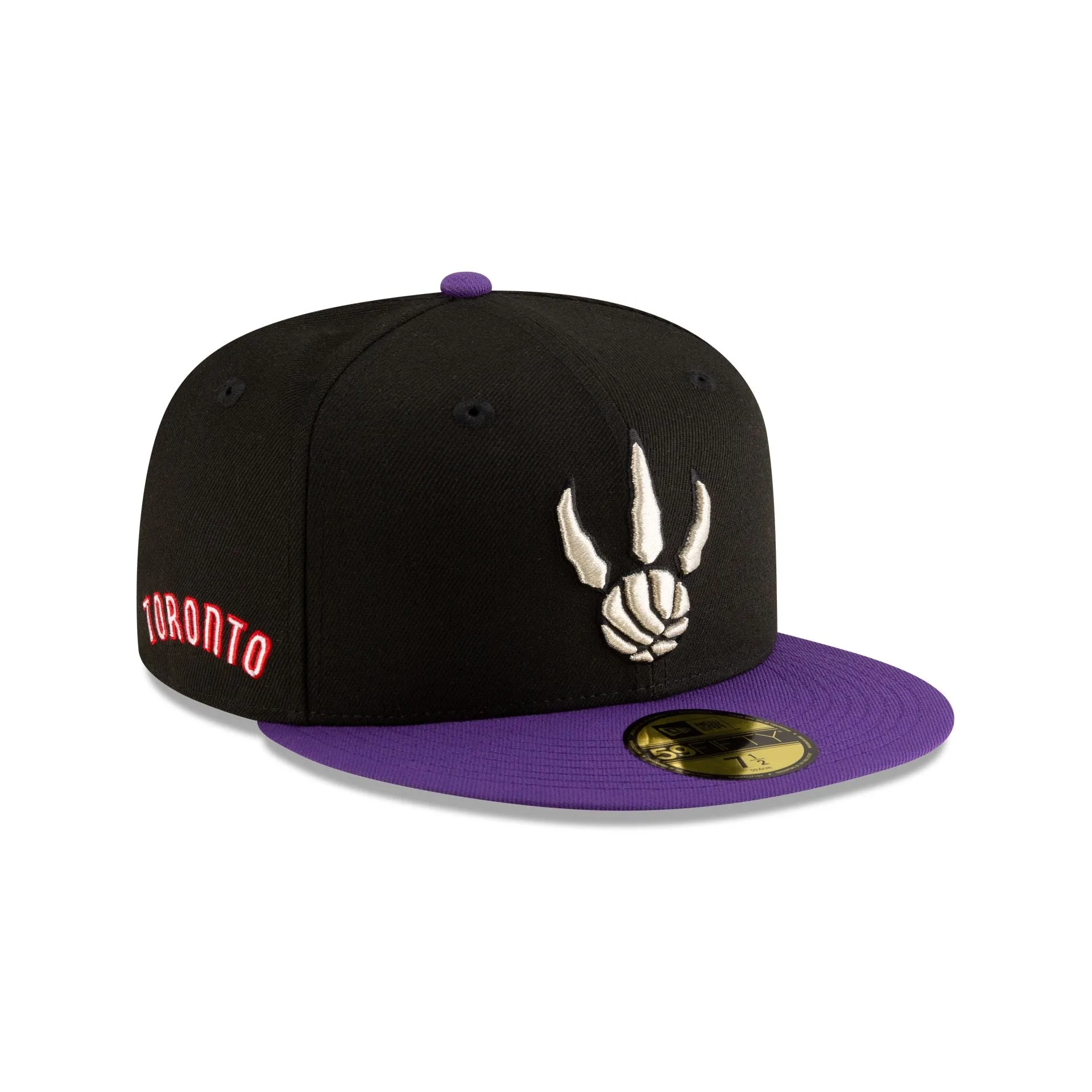 Toronto Raptors Classic Edition Black 59FIFTY Fitted Hat sold by New Era