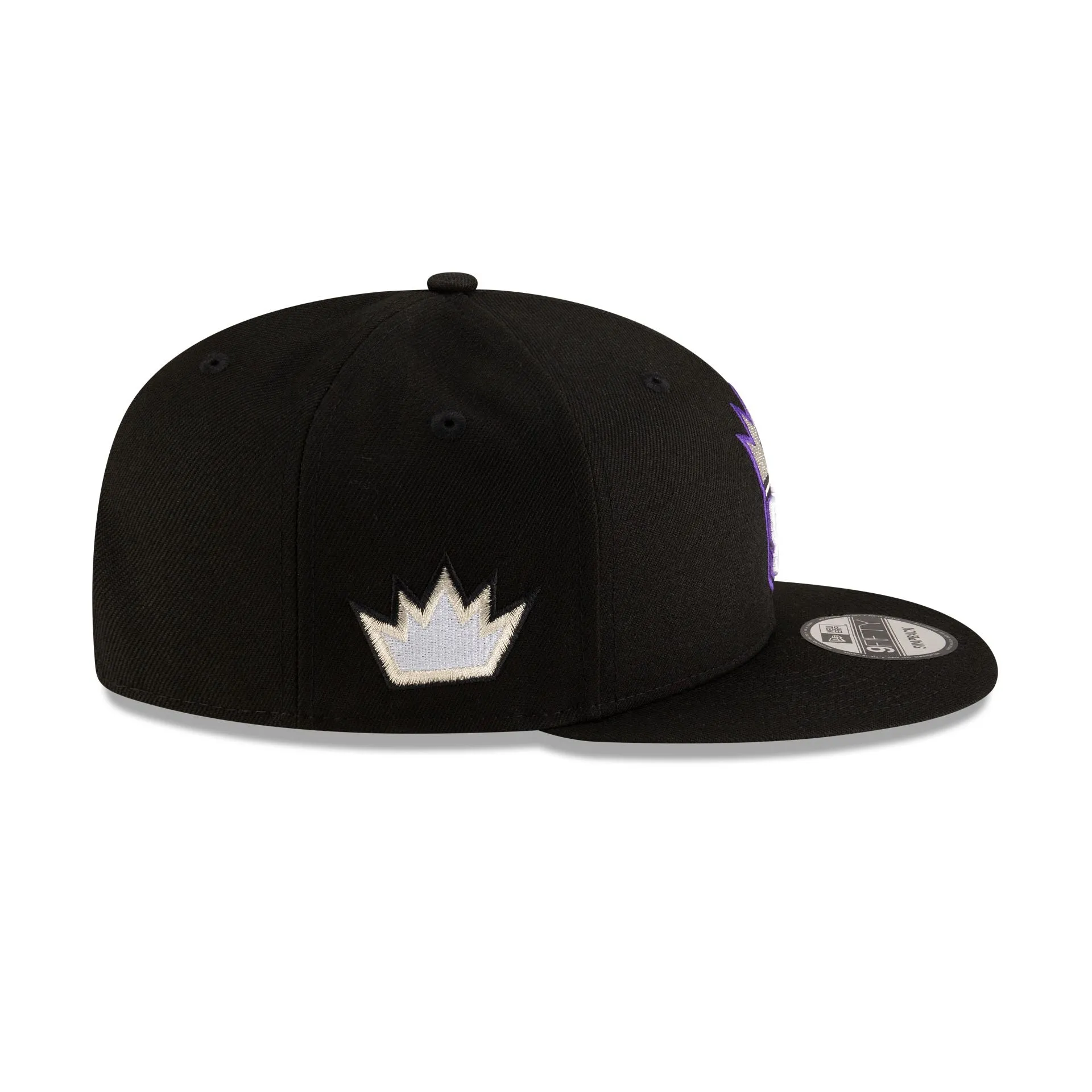 Sacramento Kings Classic Edition Black 9FIFTY Snapback Hat sold by New Era product image thumbnail 4