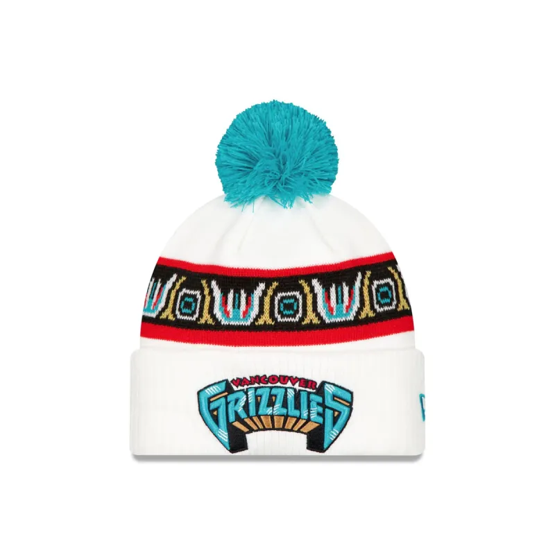 Memphis Grizzlies Classic Edition Pom Knit Hat sold by New Era