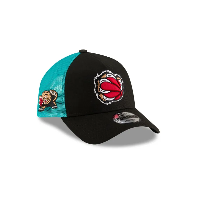 Memphis Grizzlies Classic Edition Black 9FORTY A-Frame Trucker Hat sold by New Era
