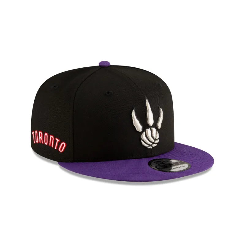Toronto Raptors Classic Edition Black 9FIFTY Snapback Hat sold by New Era