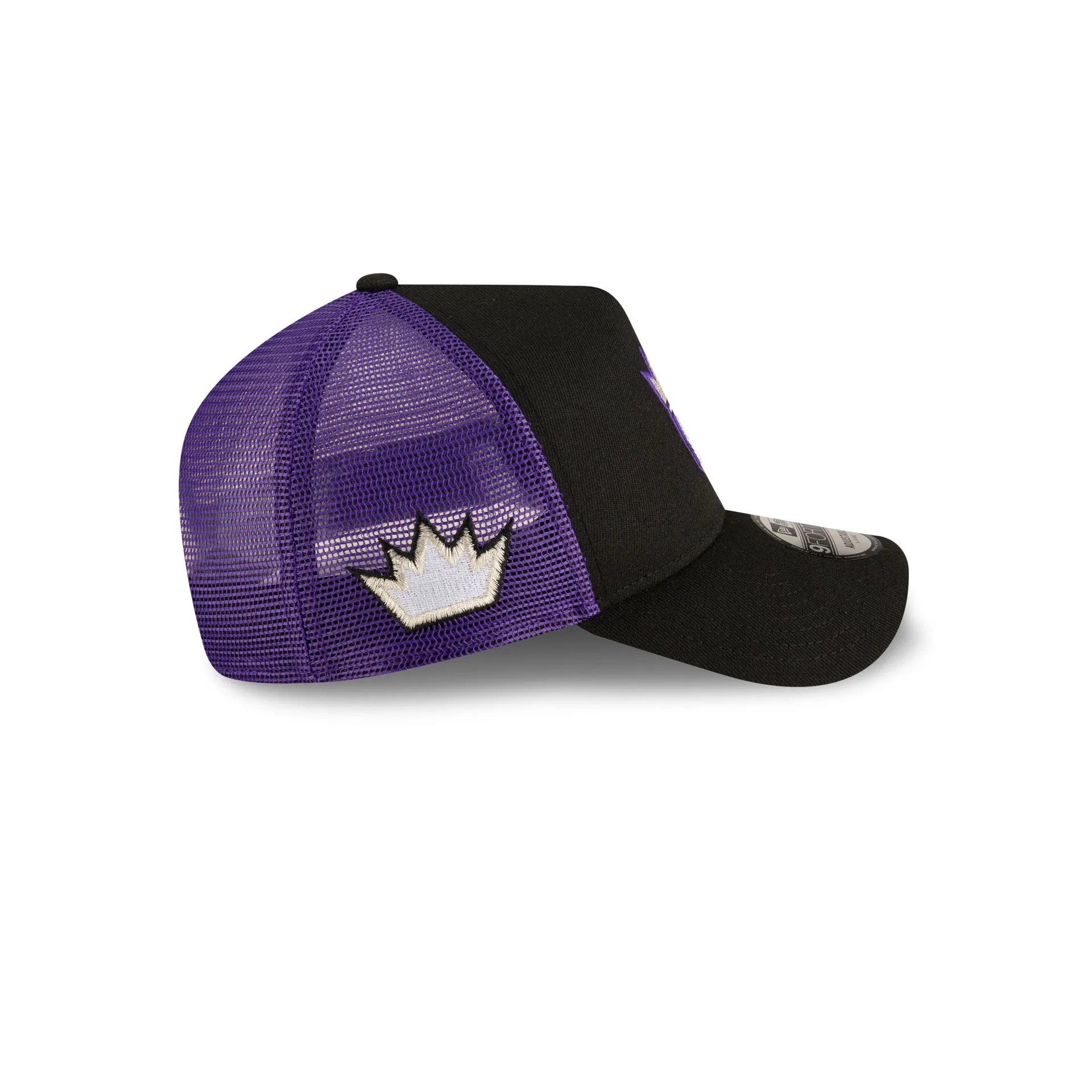 Sacramento Kings Classic Edition Black 9FORTY A-Frame Trucker Hat sold by New Era product image thumbnail 4