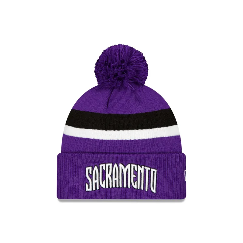 Sacramento Kings Classic Edition Pom Knit Hat sold by New Era