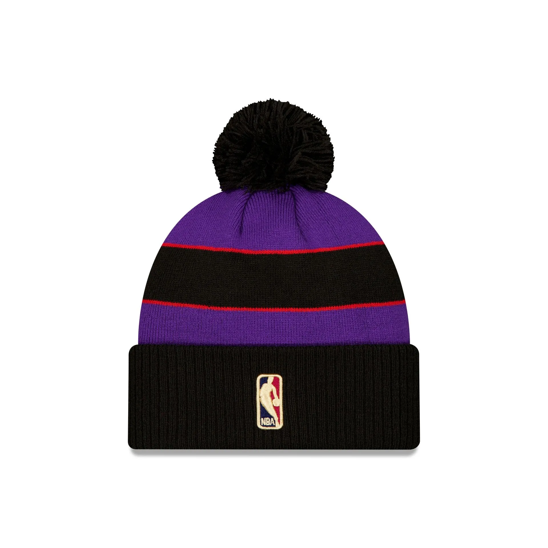 Toronto Raptors Classic Edition Black Pom Knit Hat sold by New Era product image thumbnail 2