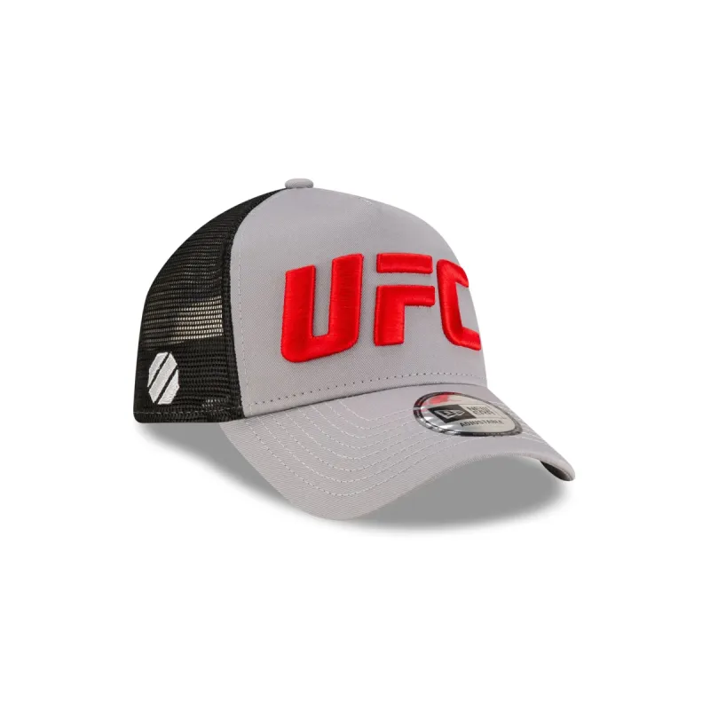 UFC Holiday Gray 9FORTY A-Frame Trucker Hat made by New Era