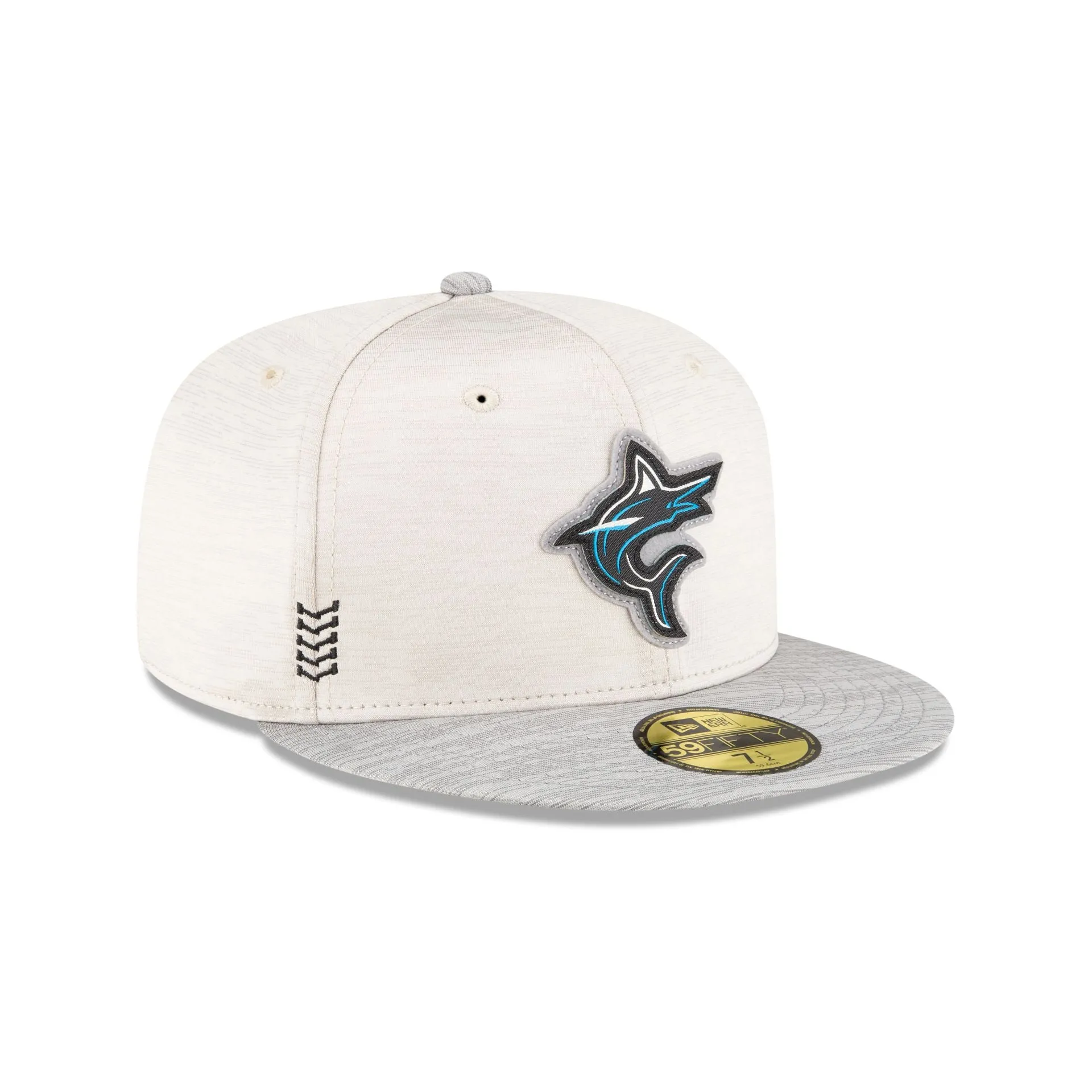 Miami Marlins 2024 Clubhouse Stone 59FIFTY Fitted Hat sold by New Era product image thumbnail 3