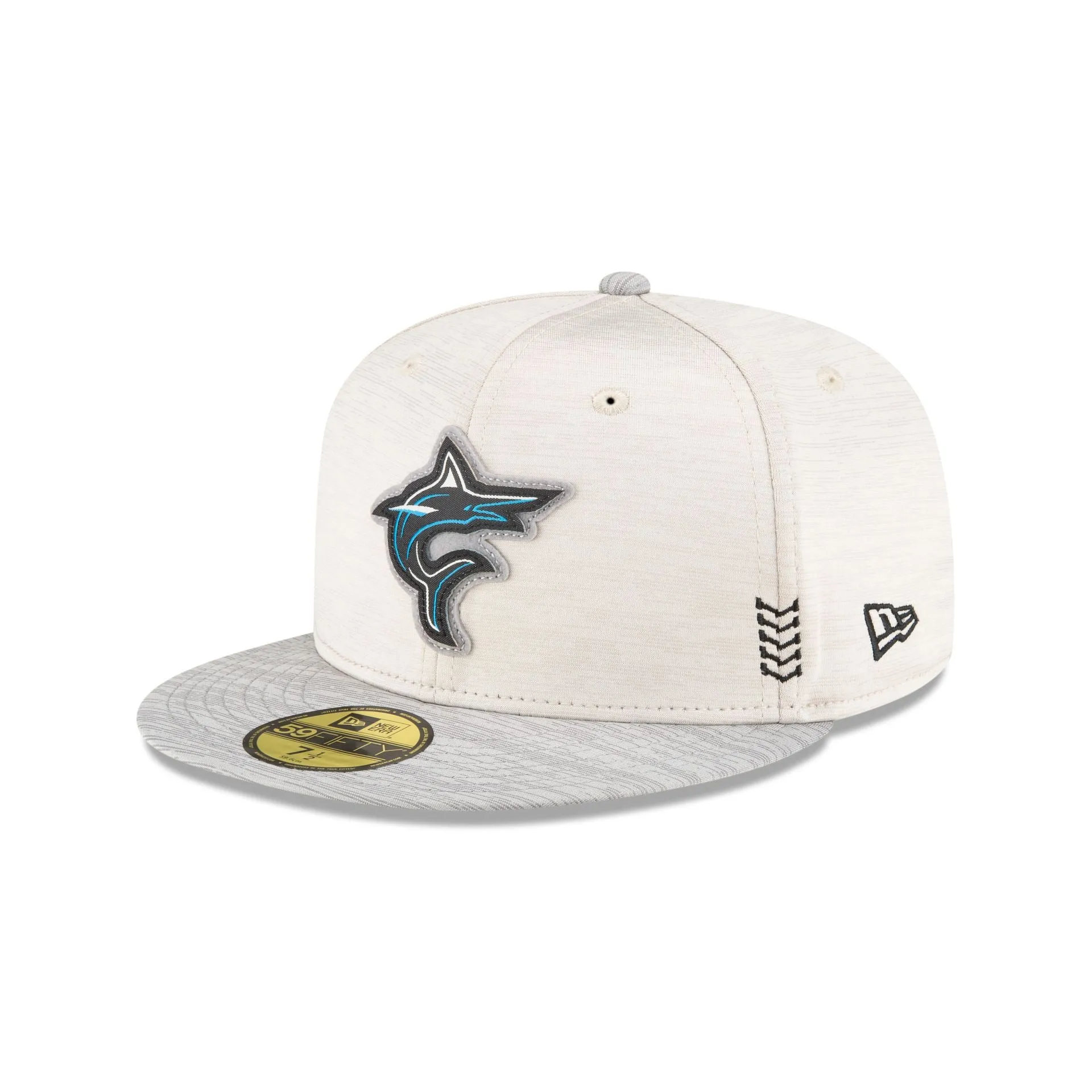 Miami Marlins 2024 Clubhouse Stone 59FIFTY Fitted Hat sold by New Era