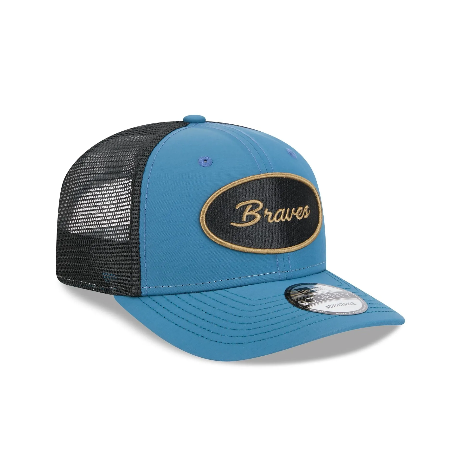 Atlanta Braves Indigo 9SEVENTY Trucker Hat sold by New Era product image thumbnail 3