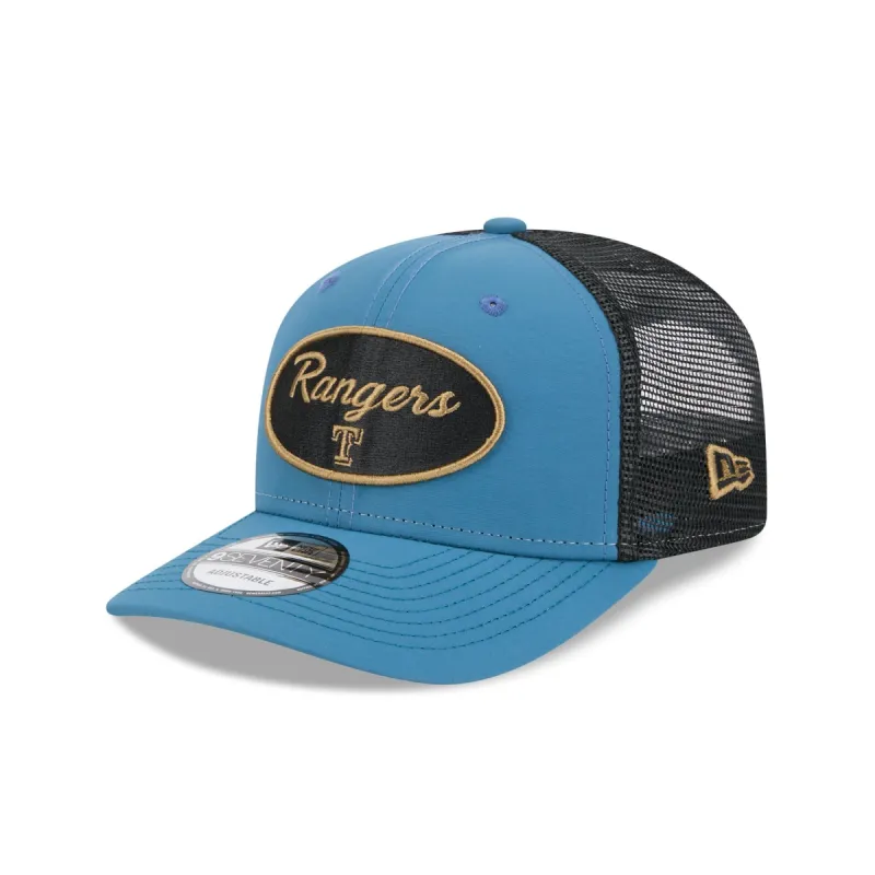 Texas Rangers Indigo 9SEVENTY Trucker Hat sold by New Era