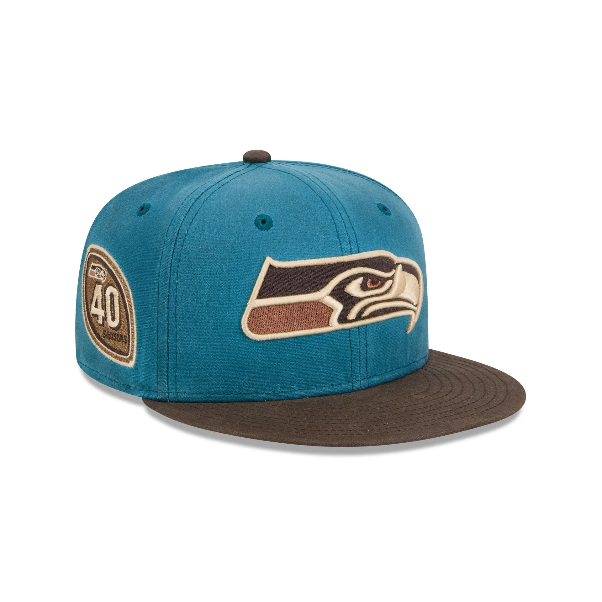 Seattle Seahawks Indigo 59FIFTY Fitted Hat sold by New Era