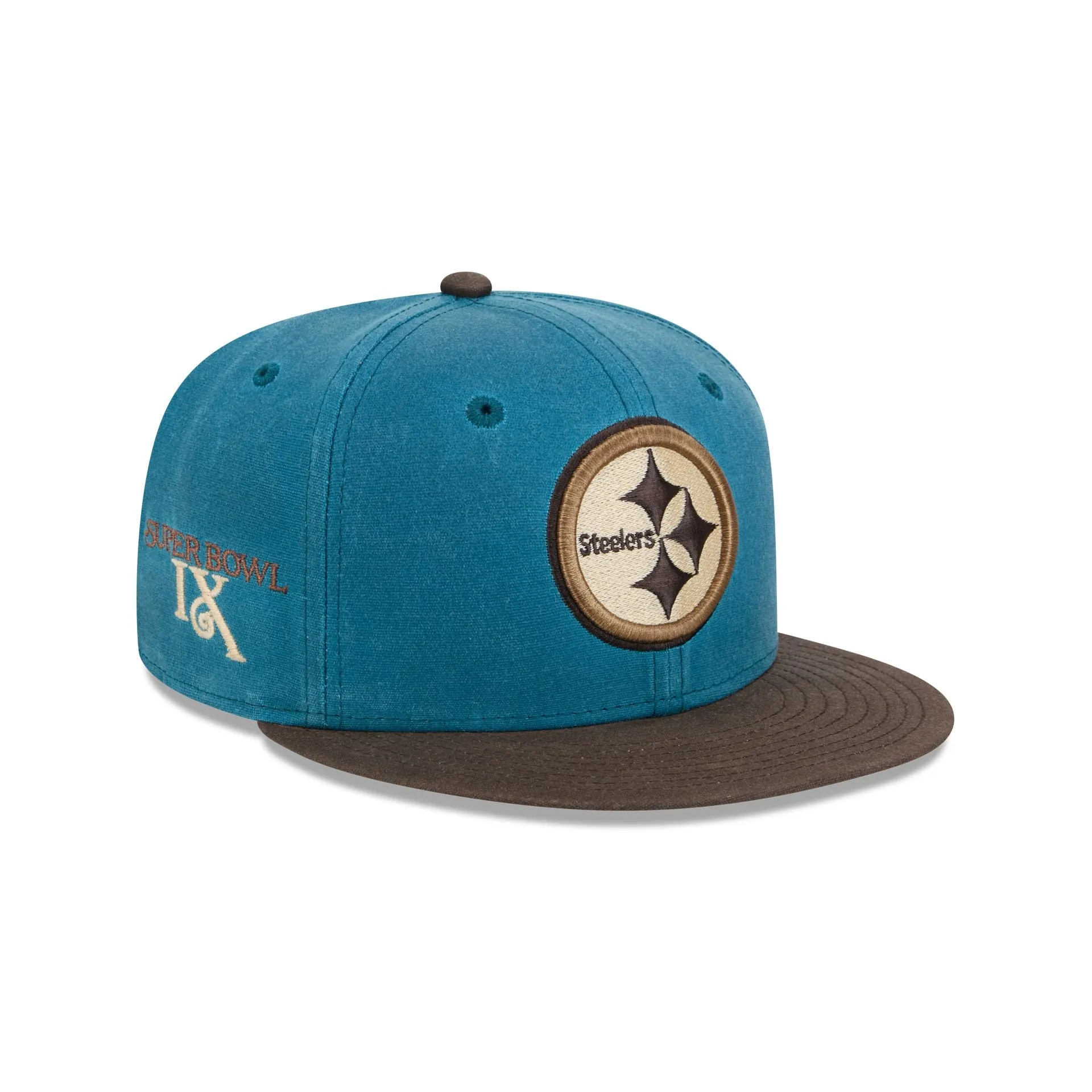 Pittsburgh Steelers Indigo 59FIFTY Fitted Hat sold by New Era