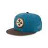 Pittsburgh Steelers Indigo 59FIFTY Fitted Hat sold by New Era