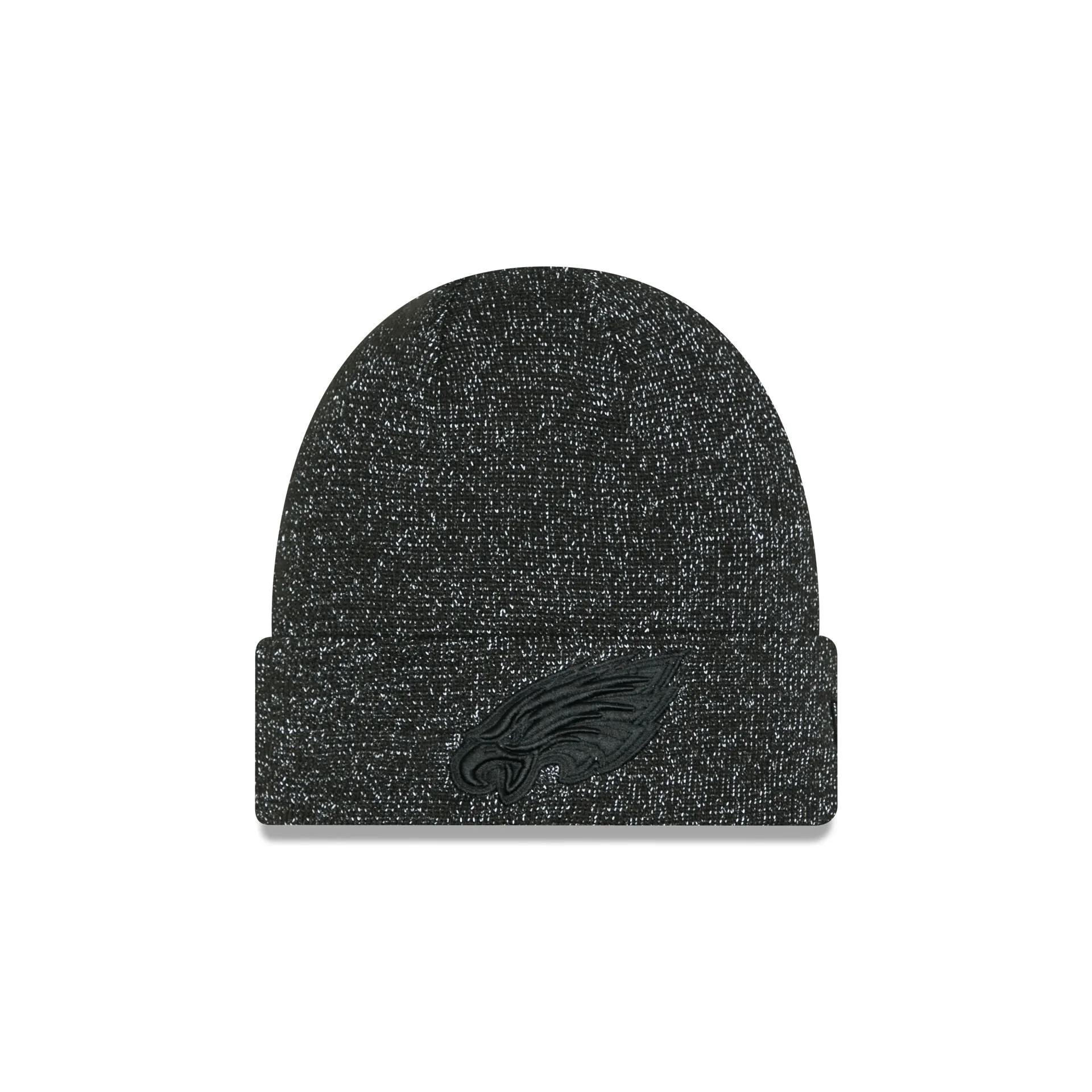 Philadelphia Eagles Reflective Black Knit Beanie sold by New Era