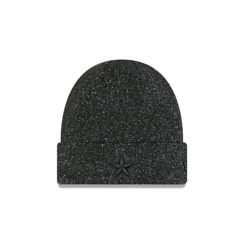Dallas Cowboys Reflective Black Knit Beanie sold by New Era