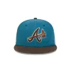 Atlanta Braves Indigo 59FIFTY Fitted Hat sold by New Era