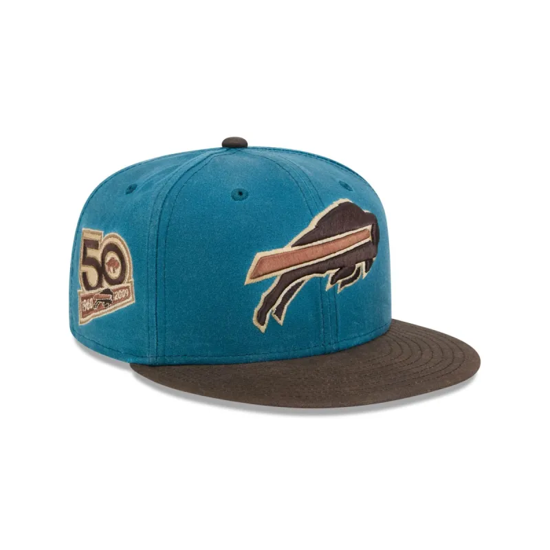 Buffalo Bills Indigo 59FIFTY Fitted Hat sold by New Era