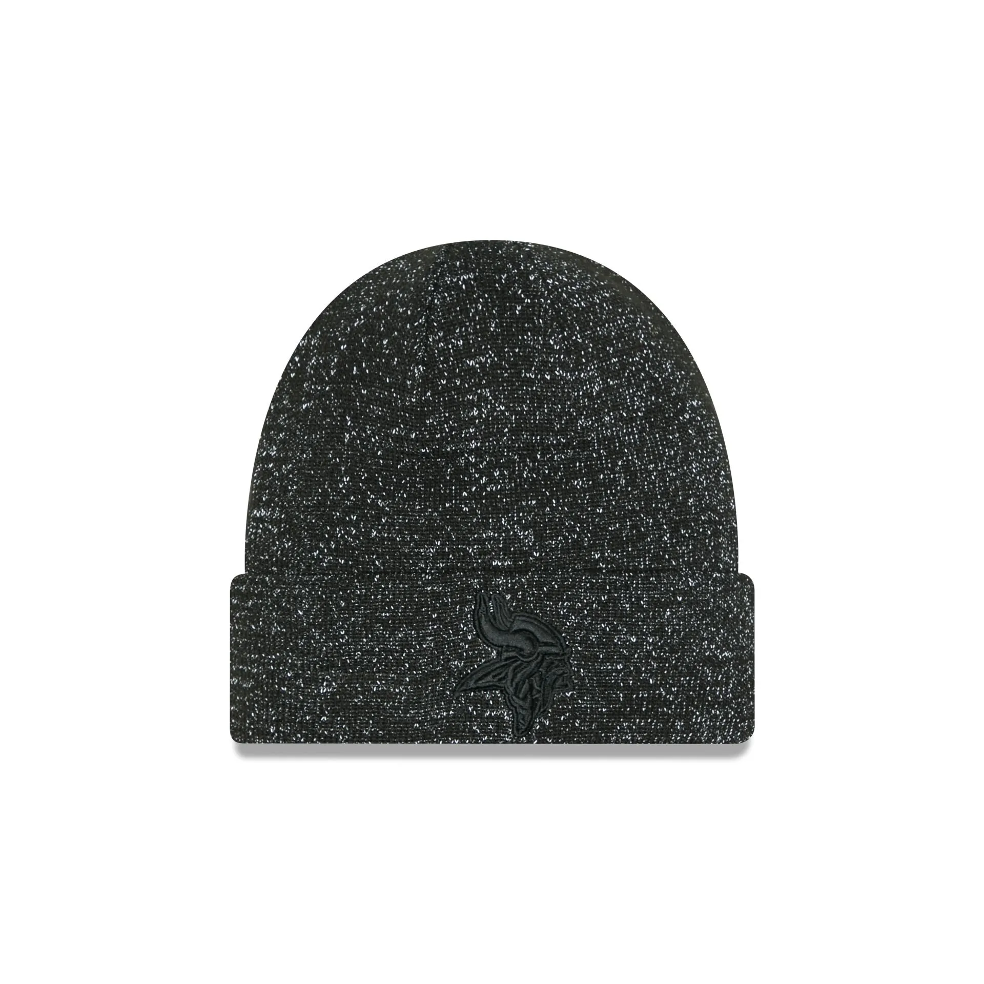 Minnesota Vikings Reflective Black Knit Beanie sold by New Era